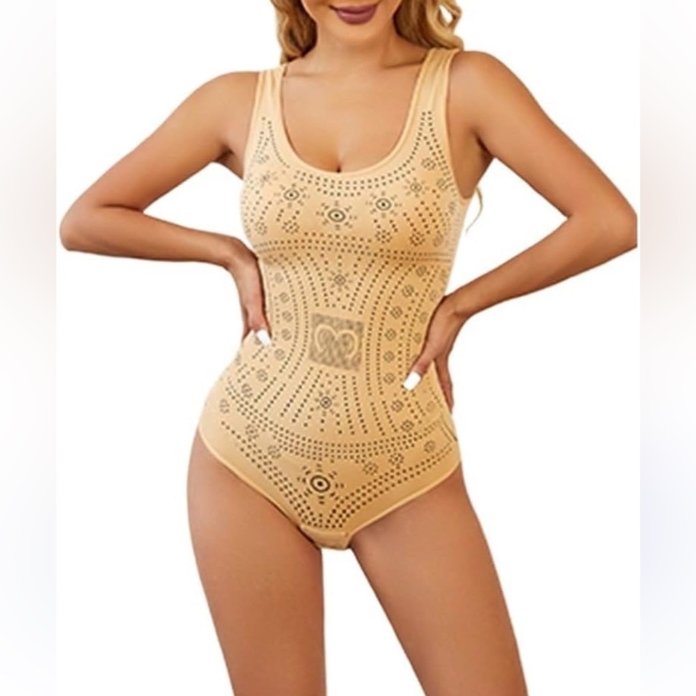Seamless Shapewear Tummy Control Body Shaper Bodysuit Sleeveless